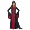 Smiffys Girls Costumes Hooded Vamp Robe