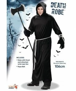 Tomfoolery Horror Death Robe - Adult Halloween & Horror