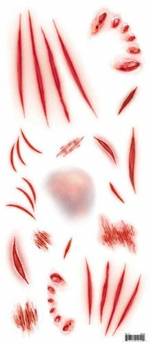 Carnival Products Tinsley FX Temp Tattoo - Mauled Accessoriesc