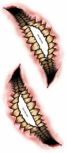 Carnival Products Tinsley FX Temp Tattoo - Evil Grin Tattoos