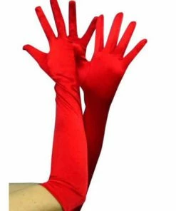 Carnival Products Gloves - Long Satin Red - Carnival 1920's