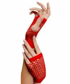 Carnival Products 1980's Fishnet Gloves