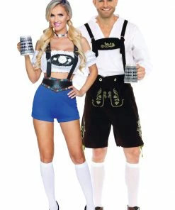 Tomfoolery Lederhosen Honey Ladies Sexy Oktoberfest Costume - Leg Avenue