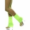 Smiffys Accessoriesc Fluro Green Legwarmers - 80s