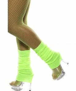 Smiffys Accessoriesc Fluro Green Legwarmers - 80s