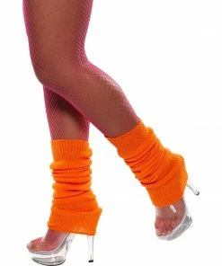 Smiffys Legwarmers - Fluro Orange