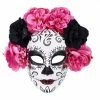 Tomfoolery Lili Day Of The Dead Flower Face Mask