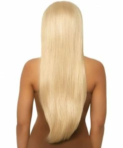 Tomfoolery Long Straight Centre Part Wig - Blonde - Leg Avenue Wigsc