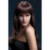Smiffys Wigsc Long Straight Wig With Fringe In Brown - Sienna 2 Smiffys Wigsc Long Straight Wig With Fringe In Brown - Sienna
