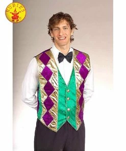 Rubie's Deerfield Mardi Gras Vest Costume Circus & Clowns
