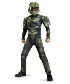 Disguise Costumes Boys Costumes Master Chief Classic Muscle Boys Costume From Halo