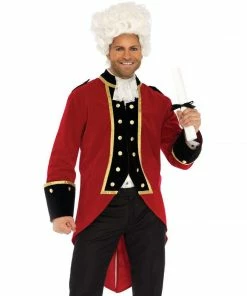 Tomfoolery Book Week Mens Velvet Regency Coat - Leg Avenue