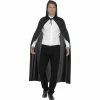 Smiffys Adult Black Hooded Cape