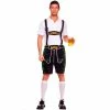 Brave N Krazy Mensc Mens Lederhosen - Black