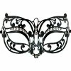 Swedia's Accessoriesc Metal Masquerade Mask - Black