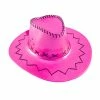 Trademart Accessoriesc Metallic Hot Pink Cowboy Hat