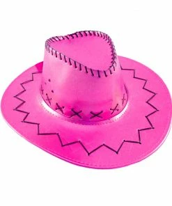 Trademart Accessoriesc Metallic Hot Pink Cowboy Hat