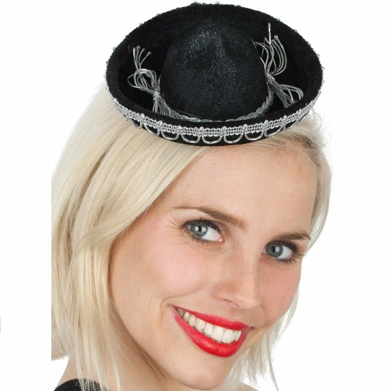 Tomfoolery Mexican Hat - Mini Black 3 Tomfoolery Mexican Hat - Mini Black