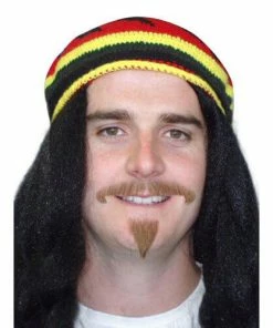 Carnival Products Facial Hair Moustache 2 Pc With Goatee