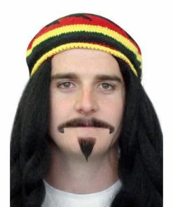 Carnival Products Facial Hair Moustache 2 Pc With Goatee