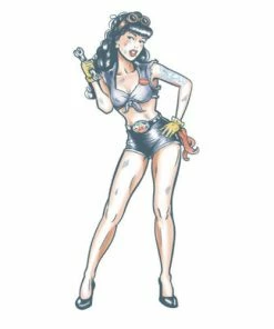 Carnival Products Tinsley FX Temp Tattoo - Mechanic Pin Up Tattoos