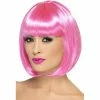 Smiffys 1980's Pink Short Bob Partyrama Wig