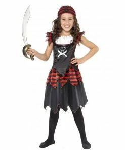 Smiffys Pirate Skull And Crossbones Girl Costume Girls Costumes