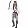 Smiffys Pirate Man Costume - Stripe