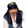 Carnival Products Pirate Captain Wig With Bandanna