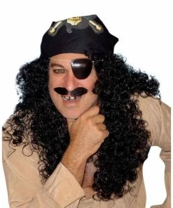 Carnival Products Pirates Pirate Wig With Bandanna