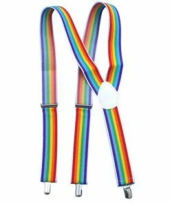 Forum Novelties Accessoriesc Suspenders - Rainbow