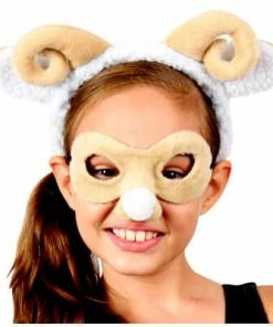 Swedia's Ram/Sheep Headband & Mask Set Animals Accessories