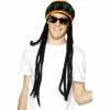 Smiffys 1960's Rasta Beret With Dreadlocks