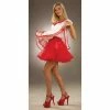 Forum Novelties Red Petticoat Crinoline Slip