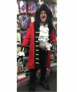 Book Weekc Red Pirate Captain Costume Hire