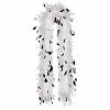 Balloon Agencies Roaring 20's White Feather Boa With Black Feathers 1920's