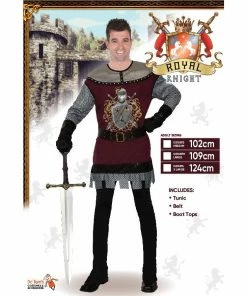 Tomfoolery Mensc Royal Knight Mens Costume