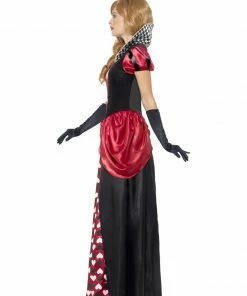 Smiffys Ladiesc Royal Red Queen Ladies Long Costume