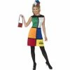 Smiffys Rubiks Cube Costume With Headband Ladiesc