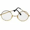 Swedia's Accessoriesc Lennon/Santa Round Gold Rimmed Glasses