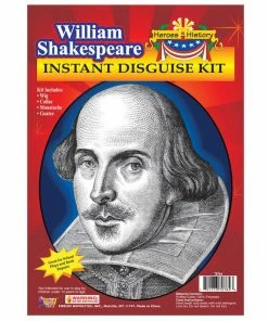 Tomfoolery Shakespeare Wig Mo & Goatee Medieval & Historical