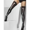 Smiffys Skeleton Print Thigh High Stockings
