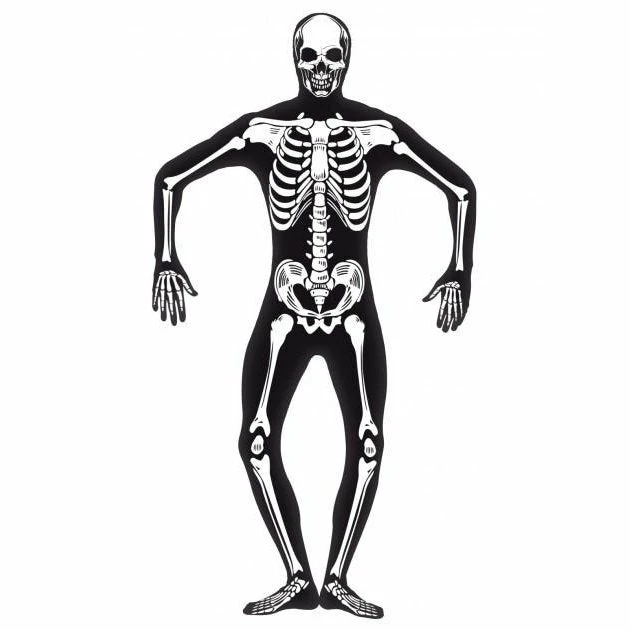 Smiffys Halloween & Horror Skeleton 2nd Skin Glow In Dark - Adult 3 Smiffys Halloween & Horror Skeleton 2nd Skin Glow In Dark - Adult
