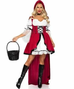Tomfoolery Ladiesc Storybook Red Riding Hood Ladies Costume By Leg Avenue