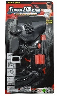 Jack In The Box Super Cap Gun - Black & Red