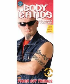 Carnival Products Tattoos Tinsley FX Temp Tattoo Body Band - Tough