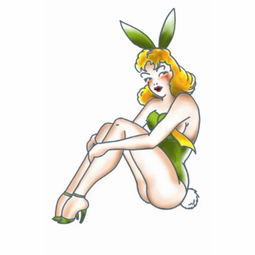 Carnival Products Tinsley FX Temp Tattoo - Bunny Pin Up Girl Tattoos 3 Carnival Products Tinsley FX Temp Tattoo - Bunny Pin Up Girl Tattoos