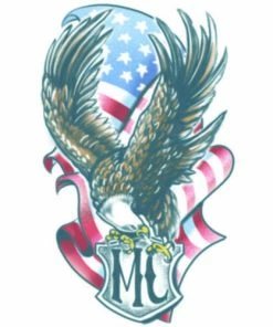 Carnival Products Tinsley FX Temp Tattoo - MC Eagle
