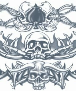 Carnival Products Tinsley FX Temp Tattoo Body Band - Reaper