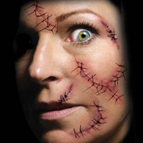 Carnival Products Tinsley FX Temp Tattoo - Stitched And Stapled Accessoriesc 3 Carnival Products Tinsley FX Temp Tattoo - Stitched And Stapled Accessoriesc